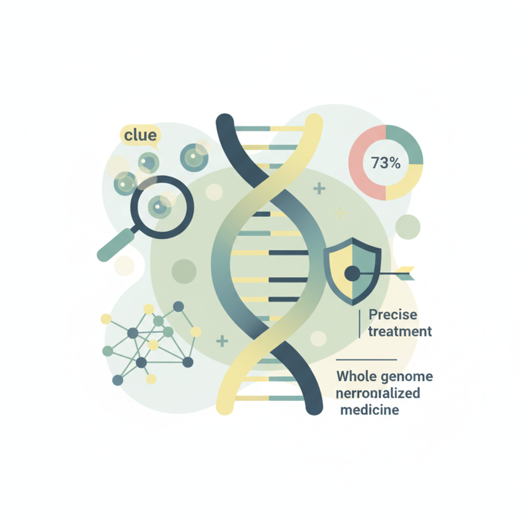 がん患者の73%に「治療の手がかり」——全ゲノム解析が精密医療を現実のものに