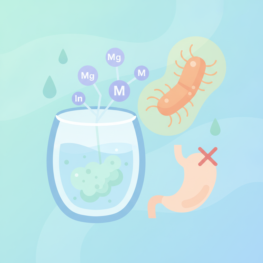 飲み水のミネラルが食中毒リスクを左右する——マグネシウムがサルモネラを強くする、という意外な発見